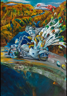 Ümit Yiğit imzalı tablo — Yağlı Boya, 100×150 cm, 32.500 TL müzayede satışı