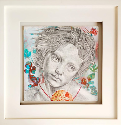 Meysam Nejad Rasouli imzalı tablo — Karışık Teknik, 25×25 cm, 8.500 TL müzayede satışı