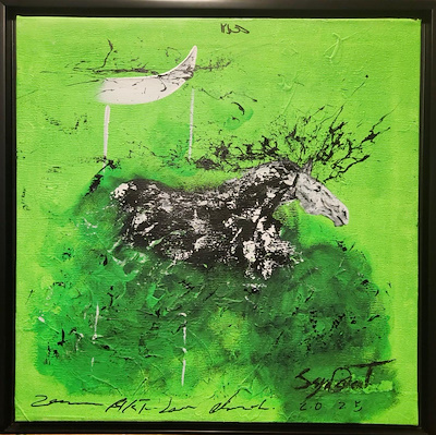 Seyed Davoud imzalı tablo — Yağlı Boya, 60×60 cm, 5.500 TL müzayede satışı