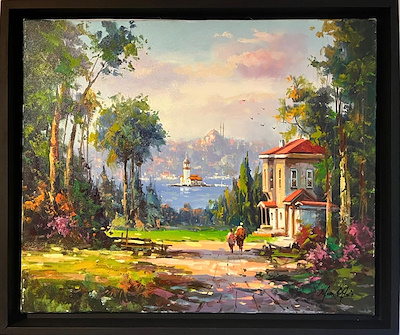 İrfan Çiftçi imzalı tablo — Yağlı Boya, 50×60 cm, 7.500 TL müzayede satışı