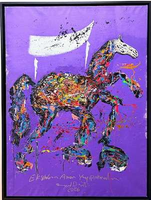 Seyed Davoud imzalı tablo — Yağlı Boya, 135×100 cm, 14.000 TL müzayede satışı