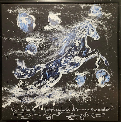 Seyed Davoud imzalı tablo — Yağlı Boya, 80×80 cm, 10.000 TL müzayede satışı