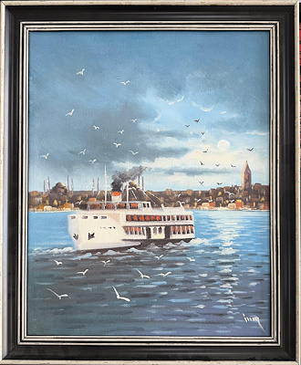 İlcan Orçin imzalı tablo — Yağlı Boya, 50×40 cm, 2.500 TL müzayede satışı