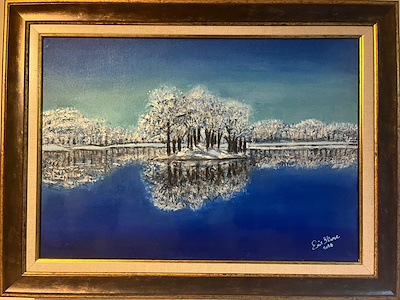 Emin Sümer imzalı tablo — Yağlı Boya, 35×56 cm, 6.000 TL müzayede satışı
