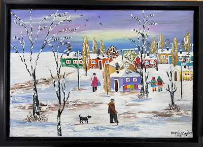 Neriman Güler imzalı tablo — Yağlı Boya, 35×50 cm, 7.000 TL müzayede satışı