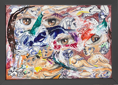 Sibel Payyu imzalı tablo — Karışık Teknik, 35×50 cm, 3.250 TL müzayede satışı