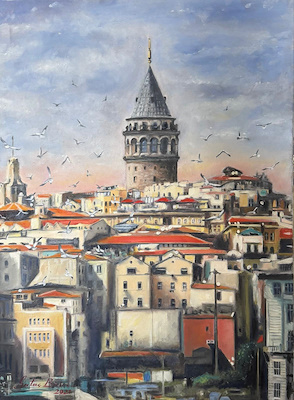Sertaç Birim imzalı tablo — Yağlı Boya, 75×55 cm, 3.500 TL müzayede satışı