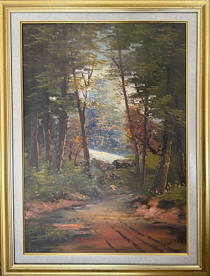 Vahdi Pekin imzalı tablo — Yağlı Boya, 50×70 cm, 3.750 TL müzayede satışı