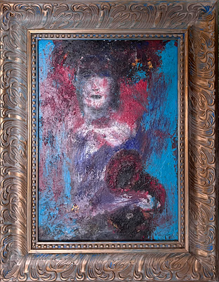 Mustafa Delioğlu imzalı tablo — Yağlı Boya, 42×29 cm, 42.500 TL müzayede satışı