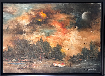 Selim Güventürk imzalı tablo — Yağlı Boya, 50×70 cm, 40.000 TL müzayede satışı