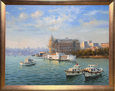 Bülent Kılıç imzalı tablo — Yağlı Boya, 70×90 cm, 30.000 TL müzayede satışı