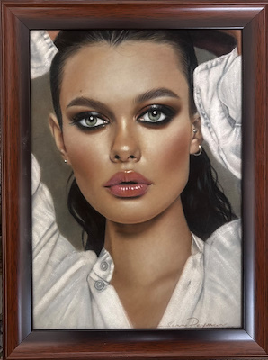 Sema Peyman imzalı tablo — Pastel Boya, 35×25 cm, 7.500 TL müzayede satışı