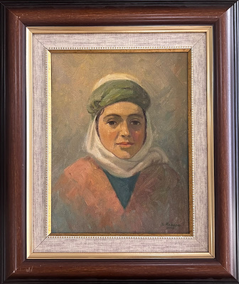 Hüseyin Kebenç imzalı tablo — Yağlı Boya, 25×18 cm, 5.000 TL müzayede satışı