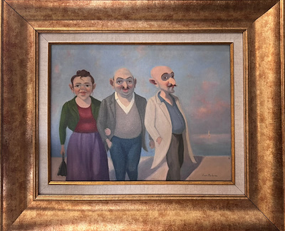 Cem Kebenç imzalı tablo — Yağlı Boya, 40×30 cm, 32.500 TL müzayede satışı