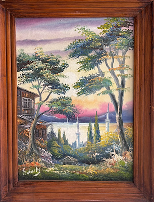 Avrupa imzalı tablo — Yağlı Boya, 35×25 cm, 1.000 TL müzayede satışı