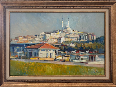 Teymur Ağalıoğlu imzalı tablo — Yağlı Boya, 44×64 cm, 30.000 TL müzayede satışı