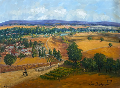 Çoban Ressam imzalı tablo — Yağlı Boya, 60×80 cm, 25.000 TL müzayede satışı