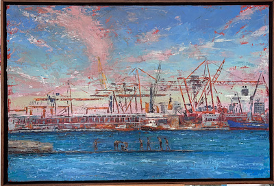Onur Arıkan imzalı tablo — Yağlı Boya, 90×110 cm, 65.000 TL müzayede satışı