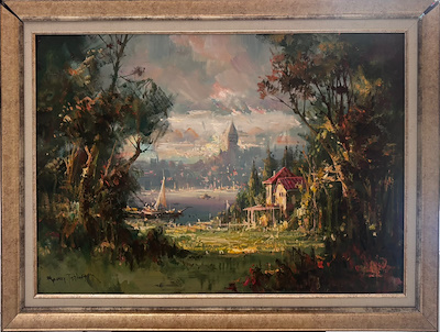 Remzi Taşkıran imzalı tablo — Yağlı Boya, 50×70 cm, 22.500 TL müzayede satışı