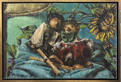 Rıza Kuruüzümcü imzalı tablo — Yağlı Boya, 35×50 cm, 15.000 TL müzayede satışı