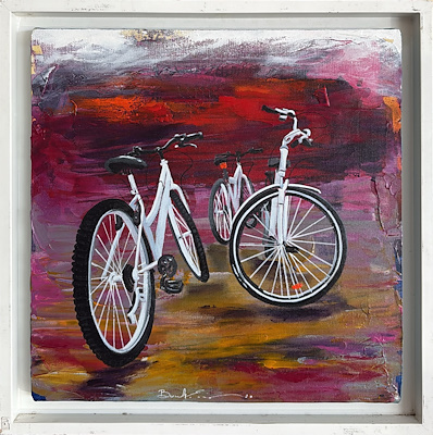 Burak Erim imzalı tablo — Yağlı Boya, 40×40 cm, 3.250 TL müzayede satışı