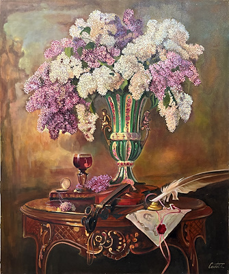 Cevdet imzalı tablo — Yağlı Boya, 80×100 cm, 9.500 TL müzayede satışı