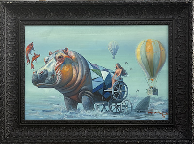 Mahşit Muçani imzalı tablo — Yağlı Boya, 40×60 cm, 22.500 TL müzayede satışı
