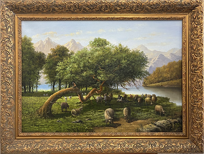 Ahmet Birol Can imzalı tablo — Yağlı Boya, 50×70 cm, 35.000 TL müzayede satışı