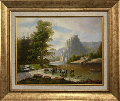 Ahmet Birol Can imzalı tablo — Yağlı Boya, 35×45 cm, 27.500 TL müzayede satışı