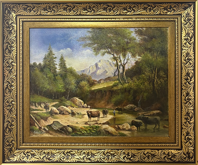 Kubilay Can imzalı tablo — Yağlı Boya, 40×50 cm, 9.000 TL müzayede satışı