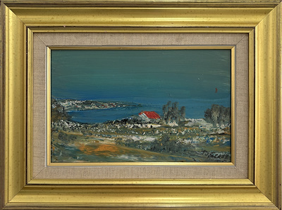Habib Gerez imzalı tablo — Yağlı Boya, 22×35 cm, 11.000 TL müzayede satışı