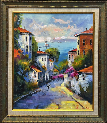Ahmet Altın imzalı tablo — Yağlı Boya, 40×50 cm, 4.000 TL müzayede satışı