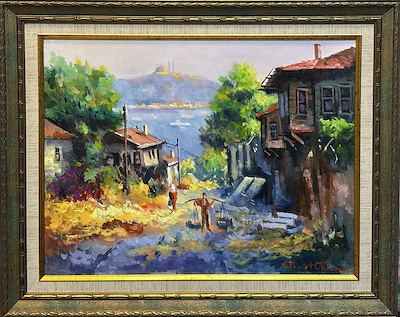 Ahmet Altın imzalı tablo — Yağlı Boya, 40×50 cm, 4.000 TL müzayede satışı