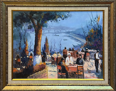 Ahmet Altın imzalı tablo — Yağlı Boya, 40×50 cm, 4.000 TL müzayede satışı