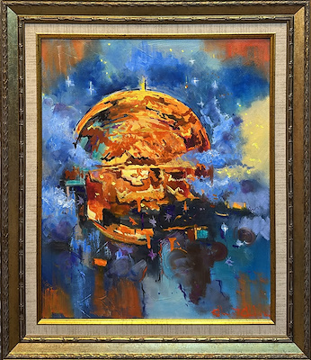 Ahmet Altın imzalı tablo — Yağlı Boya, 40×50 cm, 4.000 TL müzayede satışı