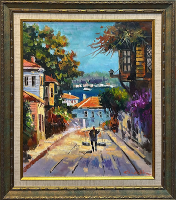 Ahmet Altın imzalı tablo — Yağlı Boya, 40×50 cm, 4.250 TL müzayede satışı