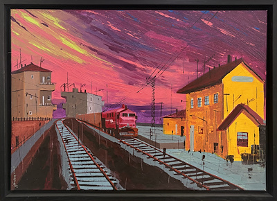İbrahim Gündem imzalı tablo — Yağlı Boya, 50×70 cm, 12.000 TL müzayede satışı