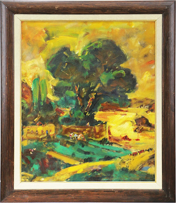 Mehmet Yorulmaz imzalı tablo — Yağlı Boya, 50×41.5 cm, 3.000 TL müzayede satışı