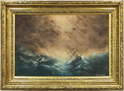 Krikor Zarifyan imzalı tablo — Yağlı Boya, 40×60 cm, 30.000 TL müzayede satışı