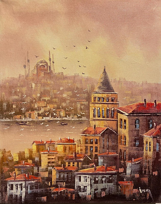 İlcan Orçin imzalı tablo — Yağlı Boya, 50×35 cm, 2.275 TL müzayede satışı