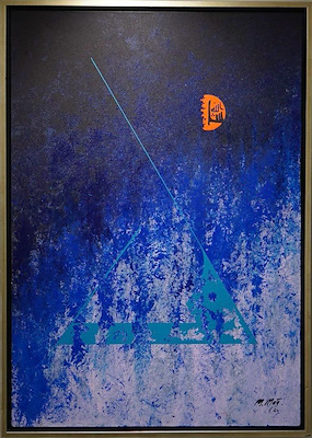 Muhammet Mağ imzalı tablo — 100×70 cm, 141.021 TL müzayede satışı