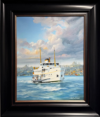 Murat Ersin imzalı tablo — Yağlı Boya, 50×40 cm, 6.824 TL müzayede satışı