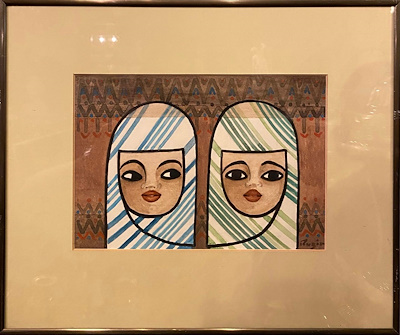 Ruzin Gerçin imzalı tablo — Karışık Teknik, 17×24 cm, 22.745 TL müzayede satışı