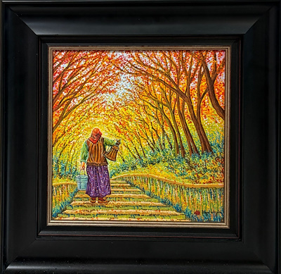 Hayal İrtegün imzalı tablo — Akrilik Boya, 30×30 cm, 9.098 TL müzayede satışı