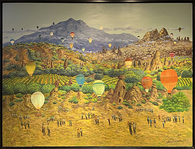 Çoban Ressam imzalı tablo — Yağlı Boya, 150×200 cm, 72.785 TL müzayede satışı