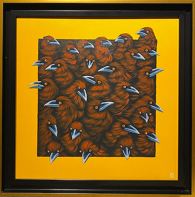 Hüseyin Karababalar imzalı tablo — Yağlı Boya, 50×50 cm, 6.824 TL müzayede satışı