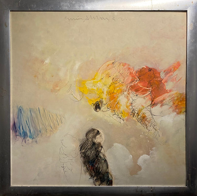 Enis Aktaş imzalı tablo — Yağlı Boya, 60×60 cm, 40.941 TL müzayede satışı