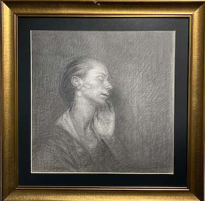 Sertap Yeğin imzalı tablo — 42×42 cm, 38.667 TL müzayede satışı