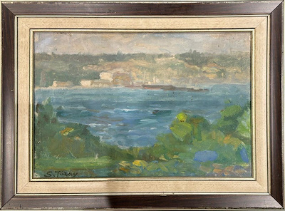 Seyfi Toray imzalı tablo — Yağlı Boya, 23×31 cm, 40.941 TL müzayede satışı