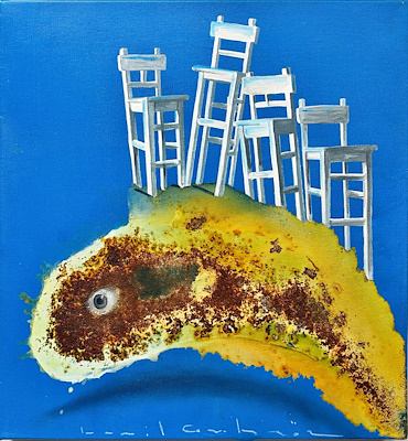 Kamil Açıkgöz imzalı tablo — Yağlı Boya, 40×40 cm, 3.639 TL müzayede satışı